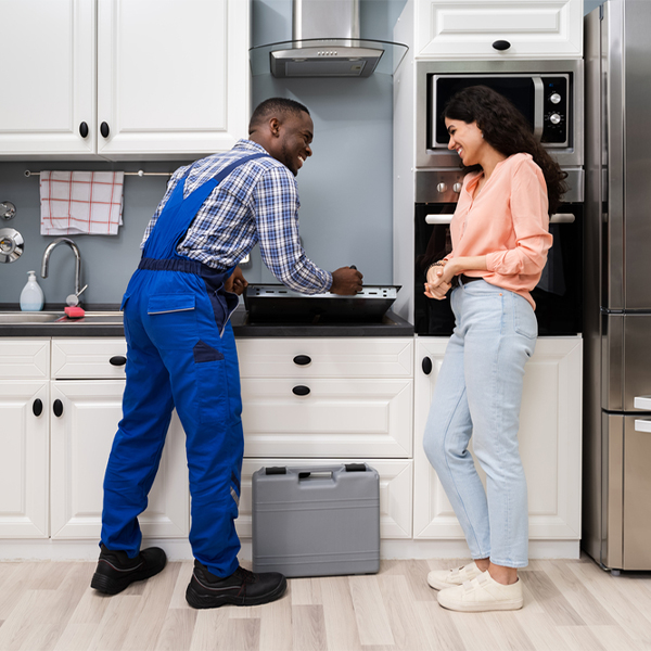 can you provide an estimate for cooktop repair before beginning any work in Ohioville